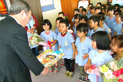 保育園児のプレゼント